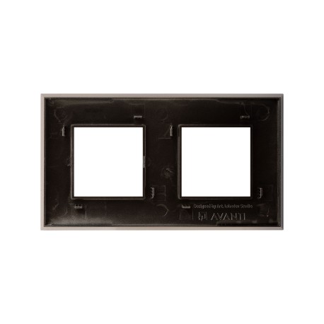 4424904 | Рамка Avanti, Серый жемчуг, 2 поста (4 мод.)-2