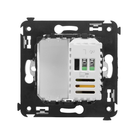 4400133 | Диммер поворотный в стену, "Avanti", "Белое облако"-2