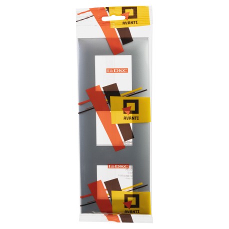 4404906 | Рамка ARTLEBEDEV, "Avanti", "Закаленная сталь", 6 модуля-4