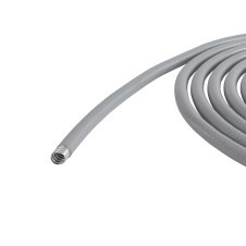 Металлорукав DN 26мм в гладкой ПВХ изоляции, Dвн 26,5 мм, Dнар 34,0, 25 м, цвет серый