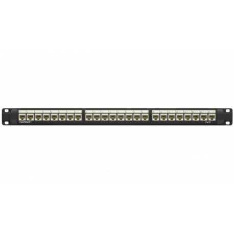 RN6PPU24 | Патч-панель 19",1U,CAT6, 24 модуля RJ45, неэкранированная