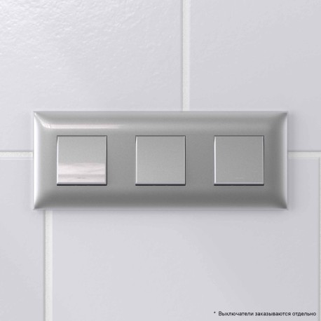 4404906 | Рамка ARTLEBEDEV, "Avanti", "Закаленная сталь", 6 модуля-5