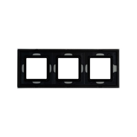 4404826 | Рамка из натурального стекла,"Avanti", светло-серая, 6 модулей-2