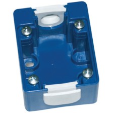 Коробка монтажная для розетки встраиваемой. Серая. IP44