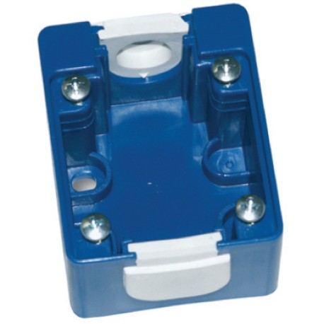 DISB038GR | Коробка монтажная для розетки встраиваемой. Серая. IP44