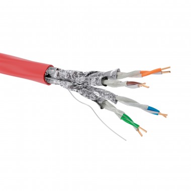 RN5EUFA04RD | Кабель CAT 5е, U/FTP, нг(А)-FRHF, бухта 305м, красный