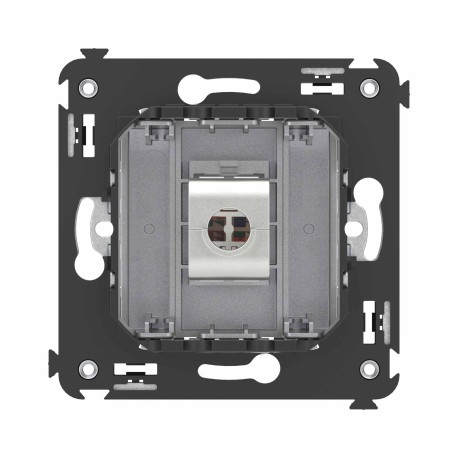 4404793 | Компьютерная розетка RJ-45 без шторки в стену, кат.6 одинарная экранированная, "Avanti", "Закаленная сталь"-3