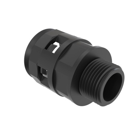 PAM17M20N | Муфта труба-коробка DN 17 мм, М20х1,5, полиамид, цвет черный-2