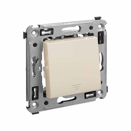 4405153 | Кнопка одноклавишная в стену, Avanti, Ванильная дымка-1