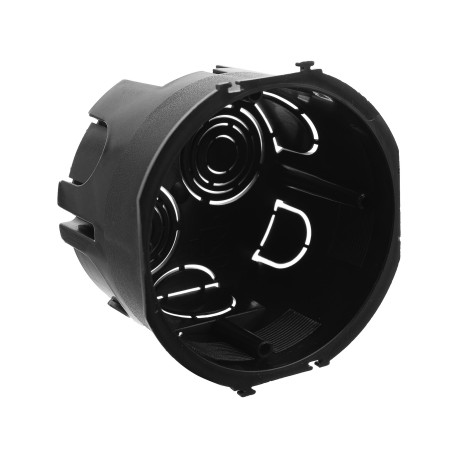 59301 | Подрозеточная коробка для сплошных стен, черная, под 2 модуля-1