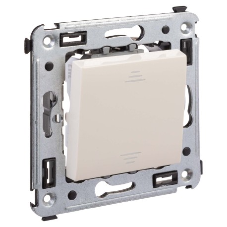 4405113 | Переключатель одноклавишный в стену, "Avanti", "Ванильная дымка"-1