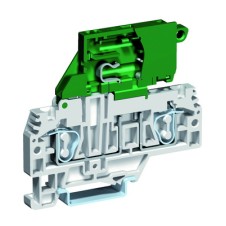 Держатель предохранителя 5x20. Пружина. 4 кв. мм. Серый. С диодным индикатором на 115-230 вольт (AC/DC).