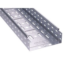 Лоток перфорированный 300х80, L=3000, 0.8мм