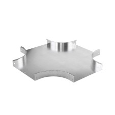 Ответвитель Х-образный 500х50, 0.8мм (с метизами), нержавеющая сталь