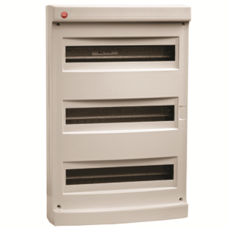 83654 | Щиток настенный без дверцы 54 мод., IP40, серый, 18x3