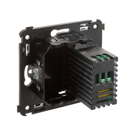 4402133 | Диммер поворотный в стену, "Avanti", "Черный квадрат"-3