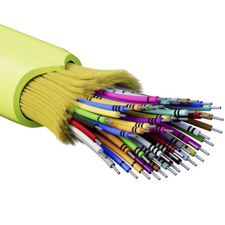 RNDT5C48LM01 | Кабель волоконно-оптический, распределительный, арамидные упрочняющие нити, для внутренней прокладки, нг(А)-HF, 48 ОВ, категория OM5 (G.651.1) плотный буфер, 0,4 кН, барабан 2000 м