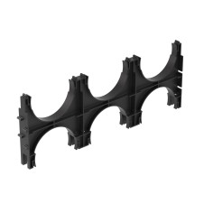 Держатель расстояния (кластер) для двустенных труб, д.110мм, тройной, с фиксацией