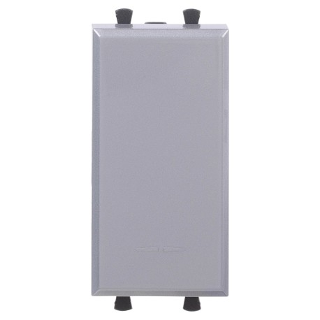 4404101 | Выключатель модульный "Avanti", "Закаленная сталь", 1 модуль