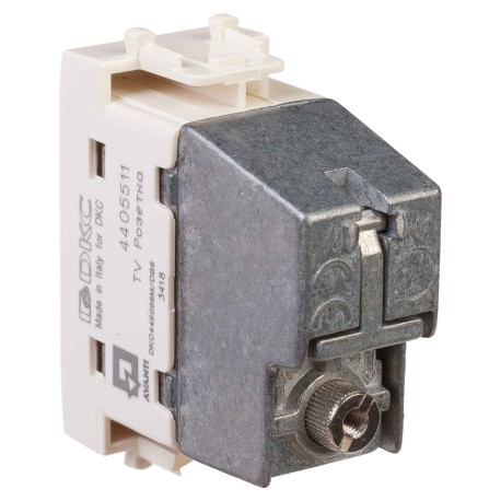 4405511 | Розетка TV проходная модульная, "Avanti", "Ванильная дымка", 1 модуль-3