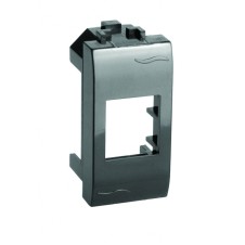 Адаптер для информационных разъемов Systimax, черный, 1мод.