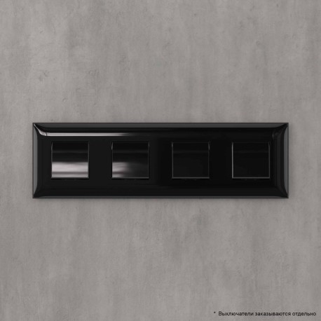 4402908 | Рамка ARTLEBEDEV, "Avanti", "Черный квадрат", 8 модулей-5