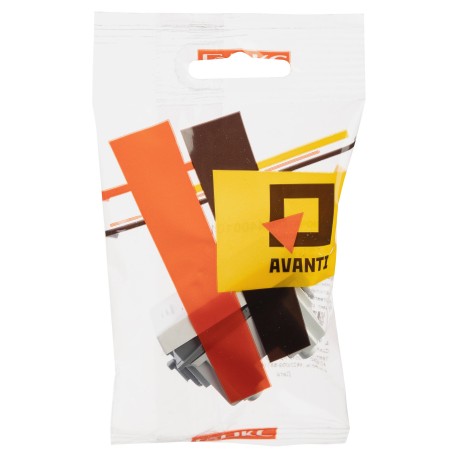 4400101 | Выключатель модульный "Avanti", "Белое облако", 1 модуль-4