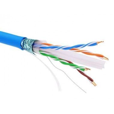 RN6AFUPV5BL | Информационный кабель экранированый F/UTP 4х2 CAT6A, PVC, синий