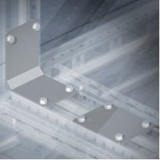 Угловой соединитель, для тяжёлых шкафов CQE, 1 упаковка - 4шт.