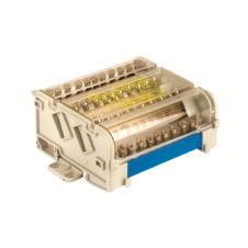 Блок распределительный на DIN рейку 5р 160А, 5х7мм 1х8мм 1х9мм 1х12мм