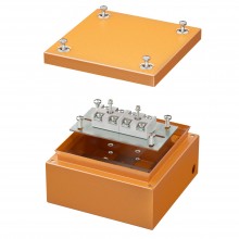 Коробка ответвительная FS стальная с гладкими стенками, 150х150х80мм, 4р, 32A, 10мм2, IP66