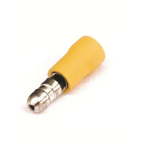 2C96P | Наконечник цилиндрический с изолир.фланцем (вилка) 2,5-6 кв.мм (РШИ-П)