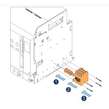 Индикация положения выключателя в корзине YON AD