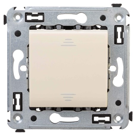 4405103 | Выключатель одноклавишный в стену, "Avanti", "Ванильная дымка"