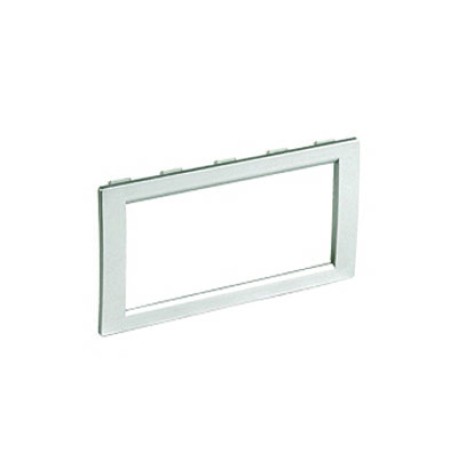 F00013G | Рамка универсальная на 4 модуля, цвет серый металлик