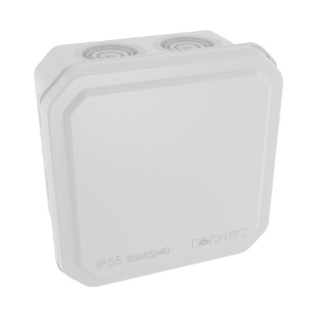 53785 | Коробка ответвительная с 8+2 кабельными вводами д.20/20мм,IP55,85х85х40мм-1