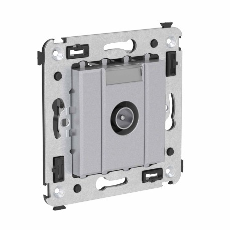 4404523 | Розетка TV оконечная в стену, Avanti, Закаленная сталь-1