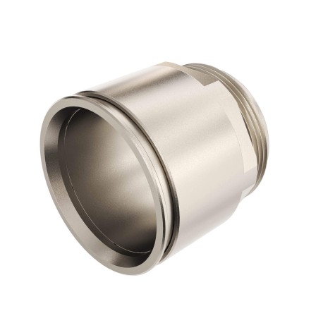 6111-A50 | Муфта труба-коробка д.50мм, IP66/IP67, М50х1,5, никелированная латунь-1