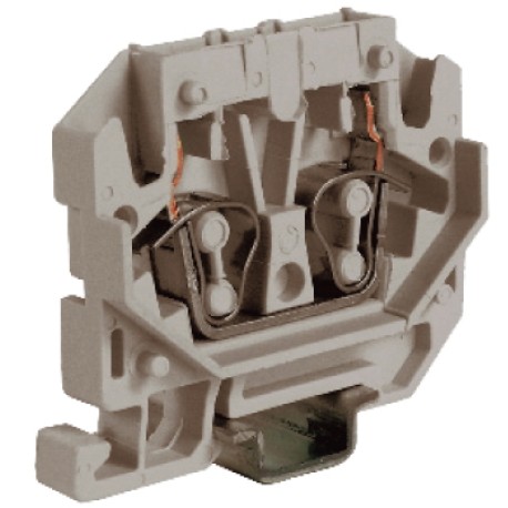 ZHP170GR | HPP.2GR, мини зажим, проходной 2,5 кв.мм серый