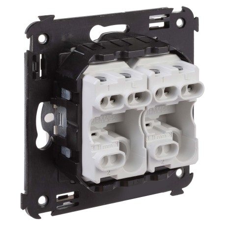 4405104 | Выключатель двухклавишный в стену, "Avanti", "Ванильная дымка"-3