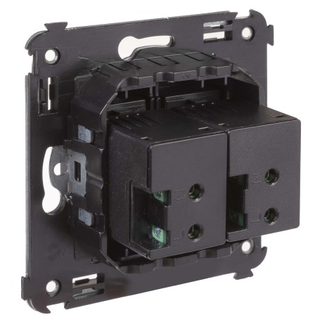 4412543 | USB зарядное устройство в стену, Avanti, Черный матовый-3