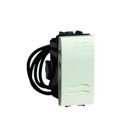 76001BL | Выключатель с подсветкой, белый, 1мод.