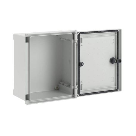 CN50391 | Цельный навесной шкаф из фибергласа без МП со сплошной дверью 300х250х140 мм-1