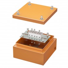 Коробка ответвительная FS стальная с гладкими стенками, 150х150х80мм, 5р, 20A, 10мм2, IP66