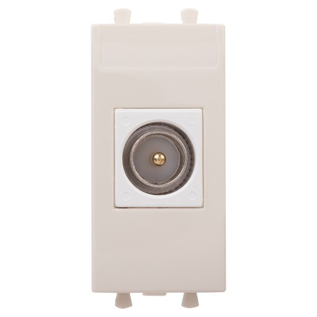 4405501 | Розетка TV оконечная модульная, "Avanti", "Ванильная дымка", 1 модуль