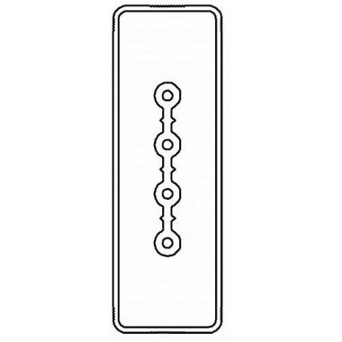 LTA25DSP44AA000 | Секция прямая 1+0 точек отвода L=1000мм, Al, 4P, 25A