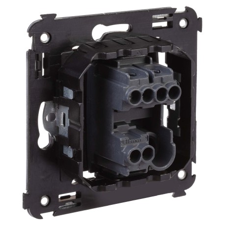 4412113 | Переключатель одноклавишный в стену, Avanti, Черный матовый-3