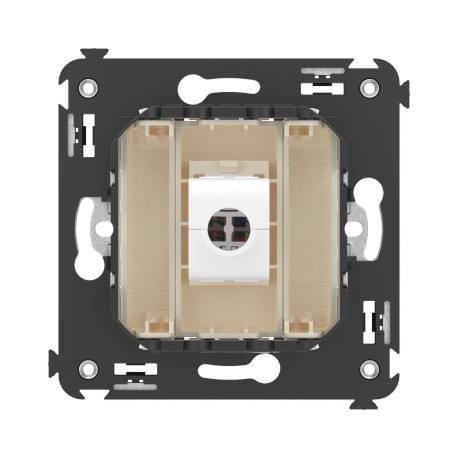 4405663 | Компьютерная розетка RJ-45 без шторки в стену, кат.5е одинарная, "Avanti", "Ванильная дымка"-3