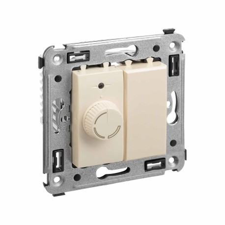 4405133 | Диммер поворотный в стену, Avanti, Ванильная дымка-1