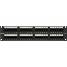 Патч-панель 19",2U,CAT6, 48 портов RJ45, неэкранированная